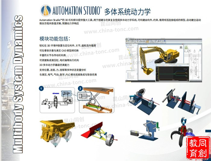 机电液气一体化虚拟仿真教学软件
